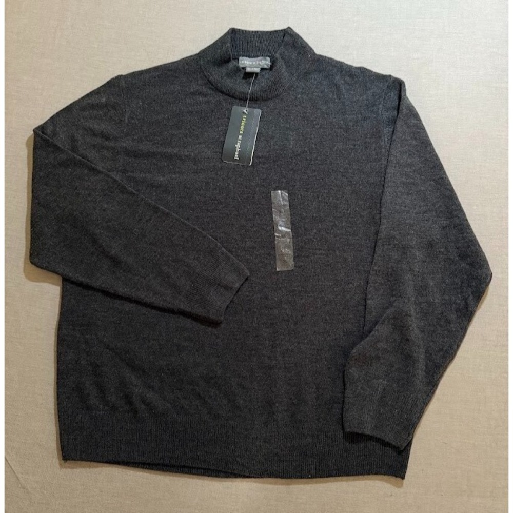 Tricots St Raphael Sweater Adult‎ XL Gray Long Sleeve Pullover Sweatshirt Mens.
